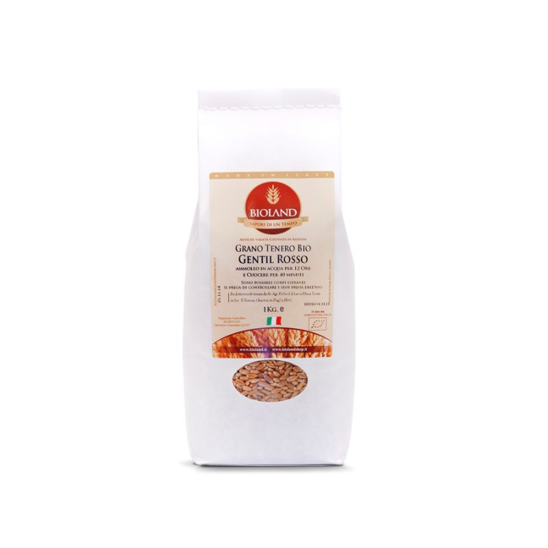Grano Tenero Gentil Rosso Da Granella 25Kg - 4 pz